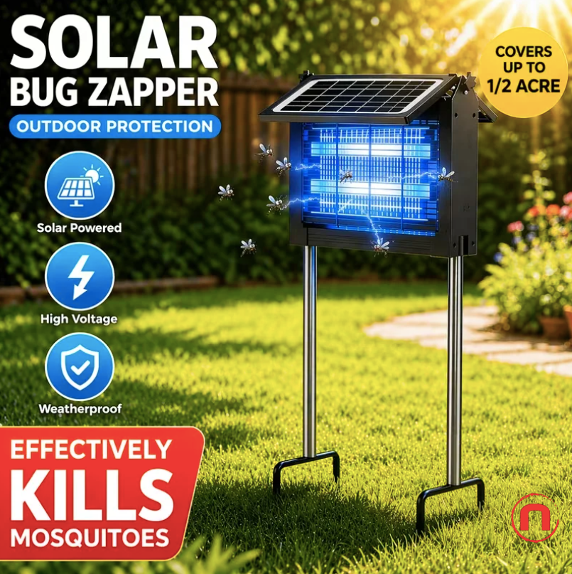 4500V Solar Mosquito Killer ⚡🦟🌞