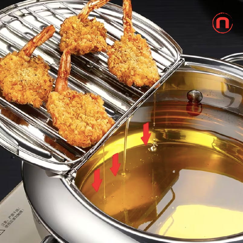 3.4L Stainless Steel Deep Fryer 🍤🔥🍟