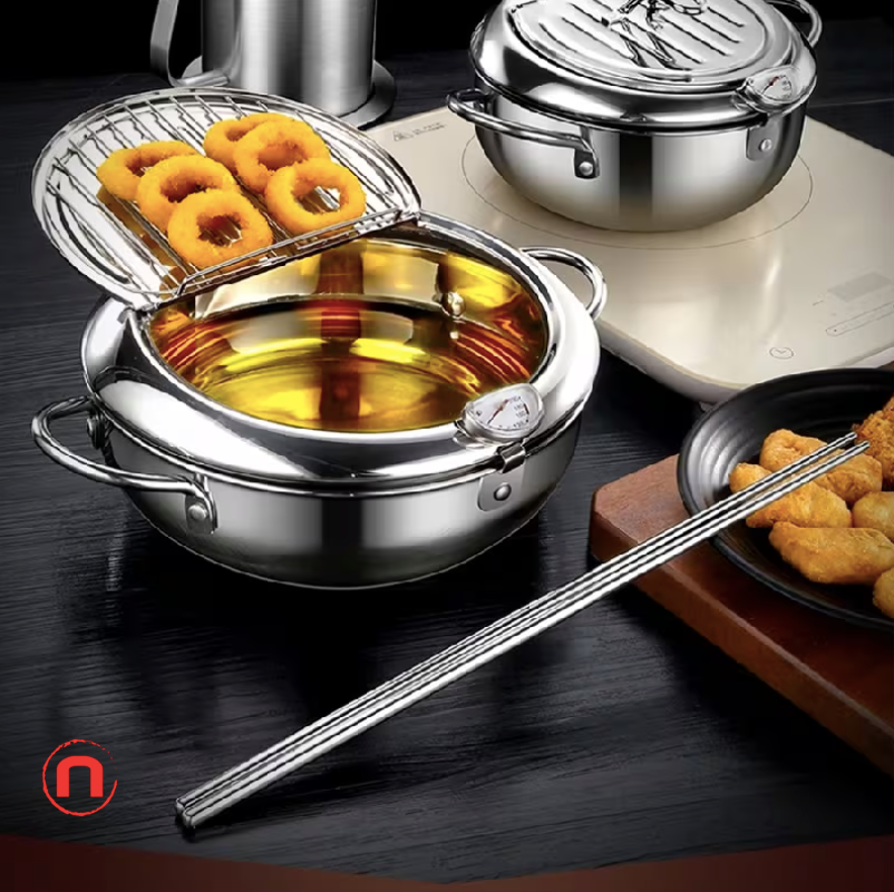 3.4L Stainless Steel Deep Fryer 🍤🔥🍟
