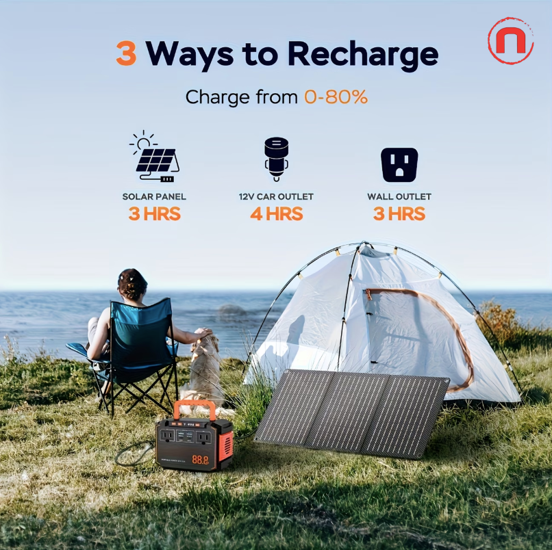 TAKKI Portable Solar Generator 88.8Wh 🔋☀️⚡