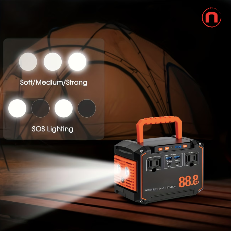 TAKKI Portable Solar Generator 88.8Wh 🔋☀️⚡