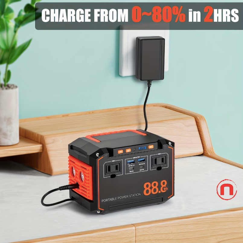 TAKKI Portable Solar Generator 88.8Wh 🔋☀️⚡
