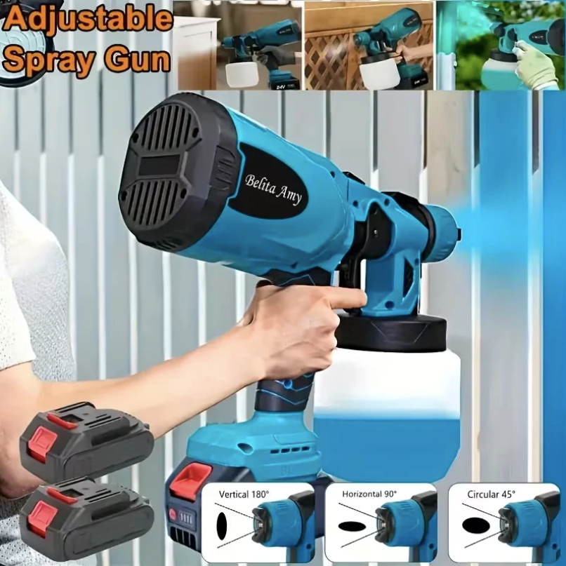 High-Pressure HVLP Electric Paint Sprayer 🎨⚡🔧