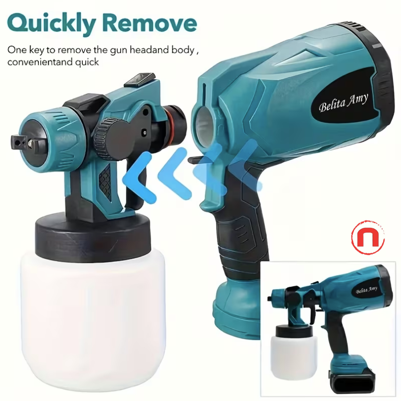 High-Pressure HVLP Electric Paint Sprayer 🎨⚡🔧