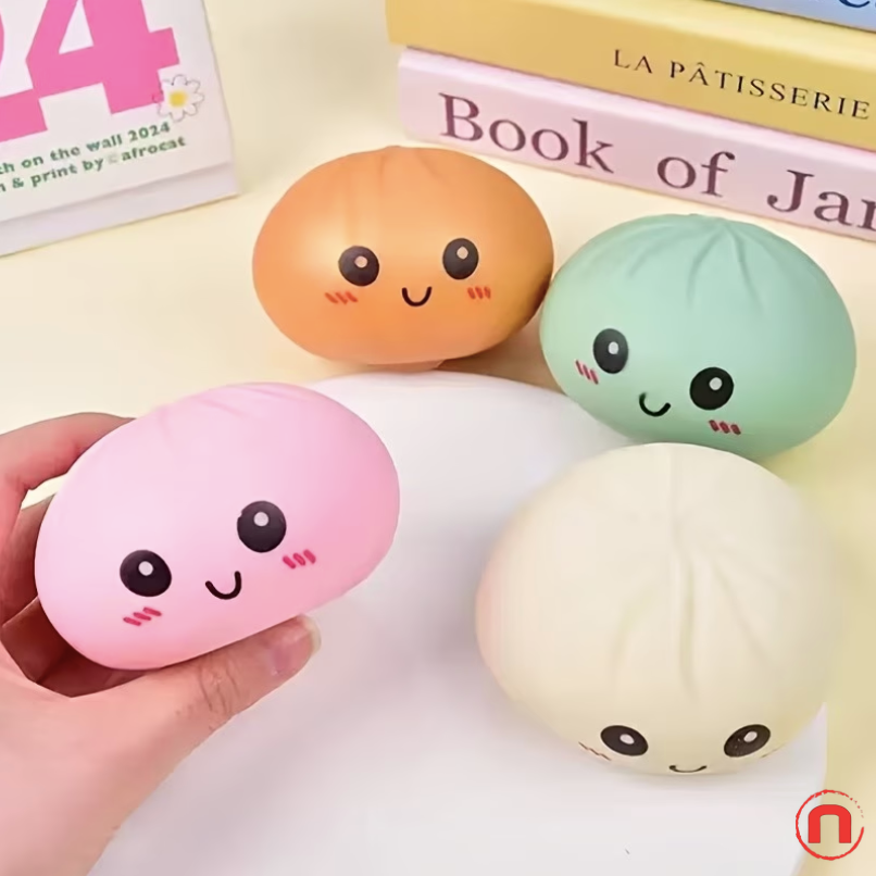 5PCS Popular Steamed Bun Squishy Set 🥟✨🎁