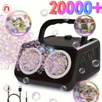 Electric Bubble Maker with Dual Fan 🫧✨🎉