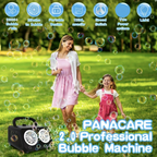 Electric Bubble Maker with Dual Fan 🫧✨🎉