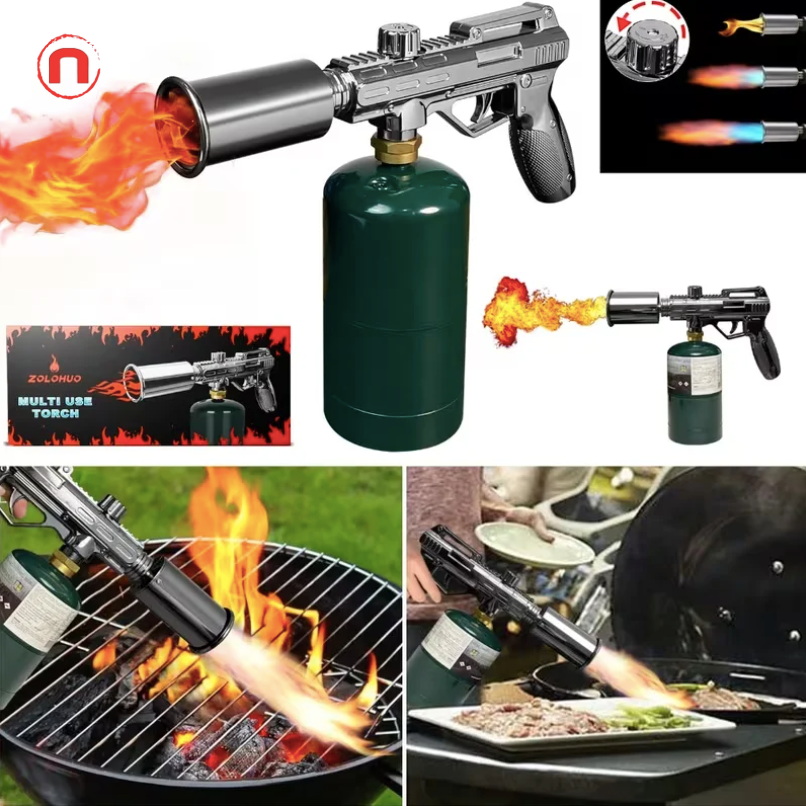 Adjustable Propane Grill Torch Gun 🔥🥩⚡