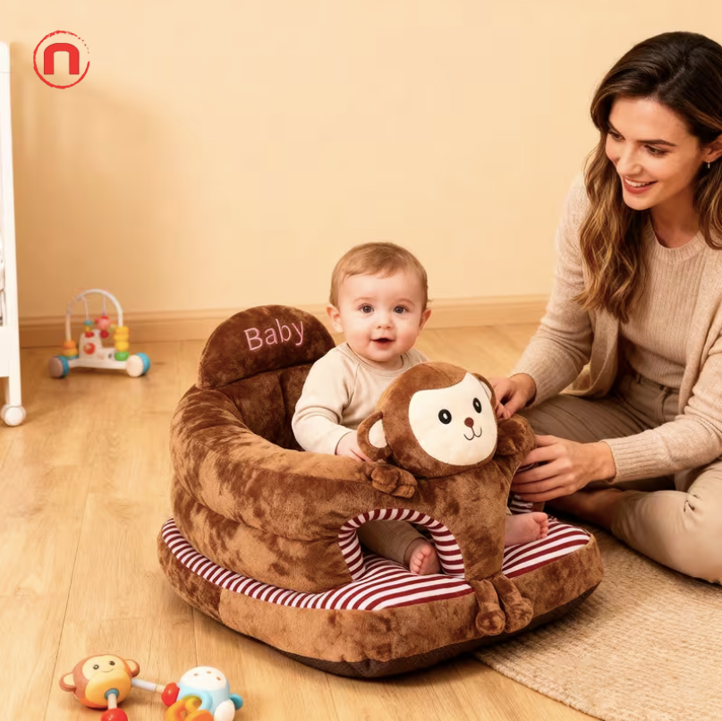 Cartoon Baby Sitting Support Seat 🐹🛋️👶