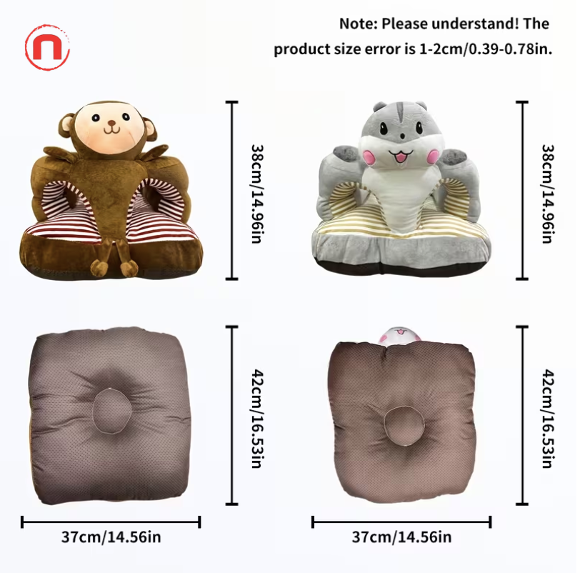 Cartoon Baby Sitting Support Seat 🐹🛋️👶
