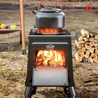 Portable Wood Burning Camping Stove 🔥🏕️🍳