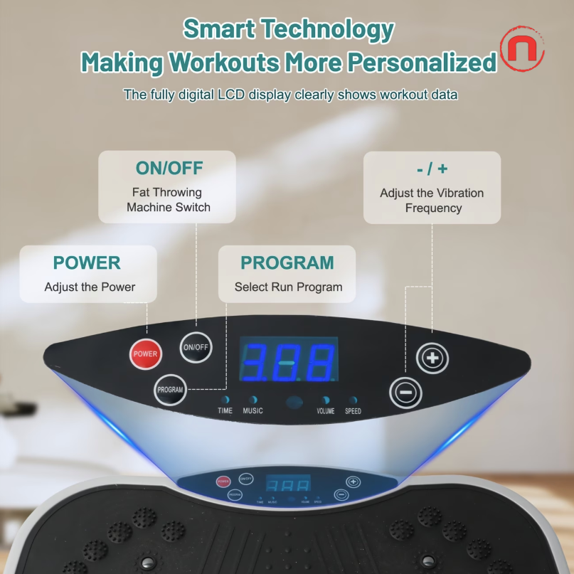 Full Body Vibration Fitness Platform ✨🏋️‍♀️🔥
