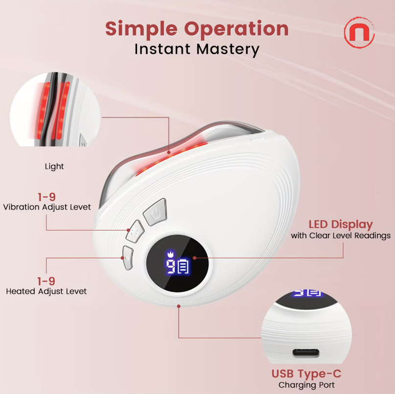 Electric Facial Gua Sha Sculpting Massager ✨💆‍♀️🔥