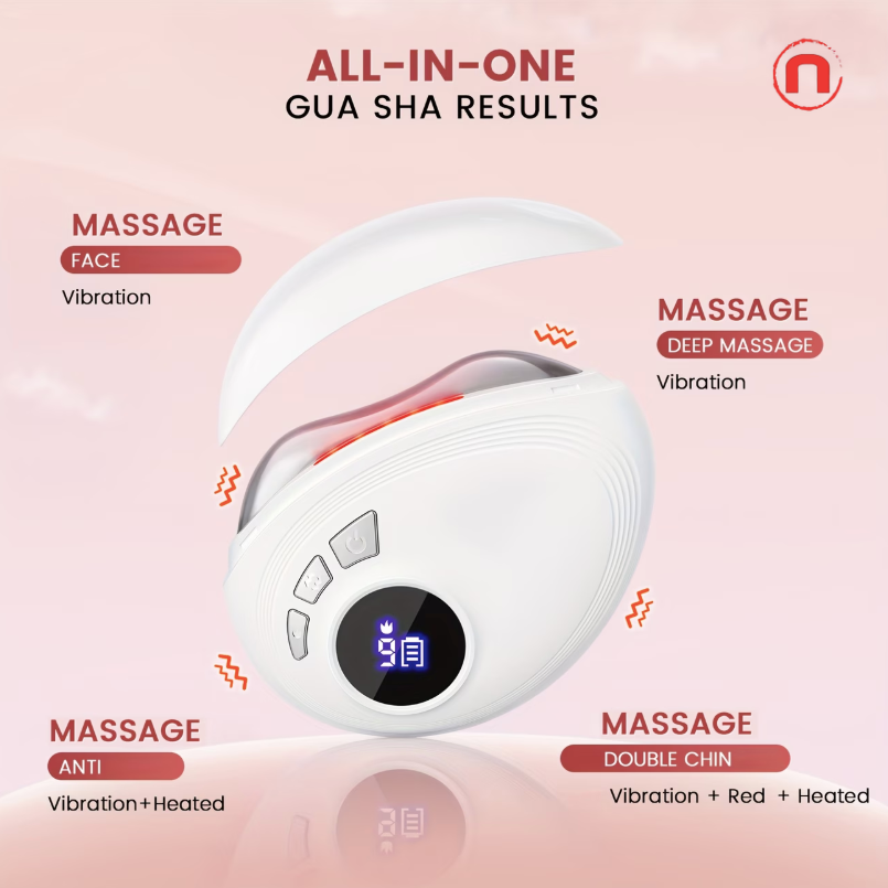 Electric Facial Gua Sha Sculpting Massager ✨💆‍♀️🔥