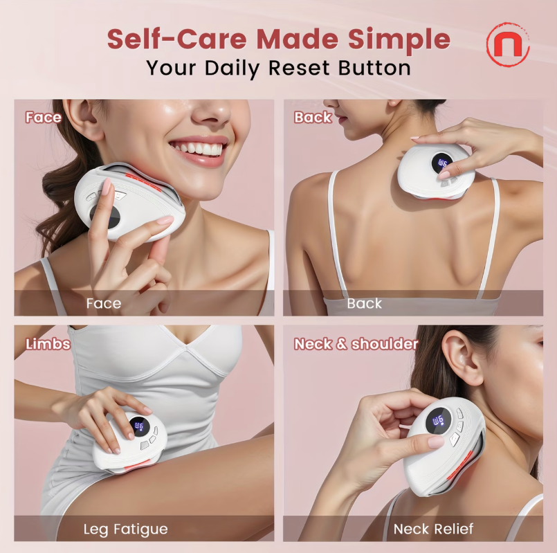 Electric Facial Gua Sha Sculpting Massager ✨💆‍♀️🔥