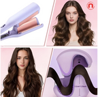 32mm Hair Curling Iron for Women 💜✨💇‍♀️
