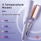 32mm Hair Curling Iron for Women 💜✨💇‍♀️