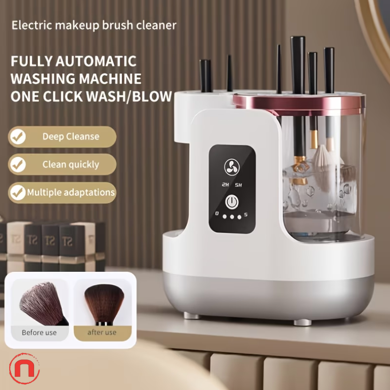 3-in-1 Electric Makeup Brush Cleaner & Dryer ✨🖌️💖