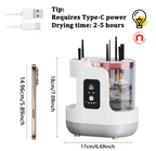 3-in-1 Electric Makeup Brush Cleaner & Dryer ✨🖌️💖