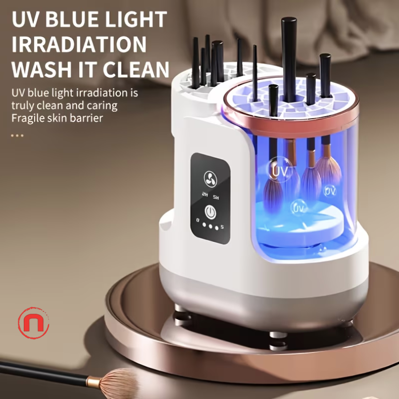3-in-1 Electric Makeup Brush Cleaner & Dryer ✨🖌️💖