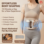 Fat Burning Massage Ring with Waist Belt 💖✨💆‍♀️