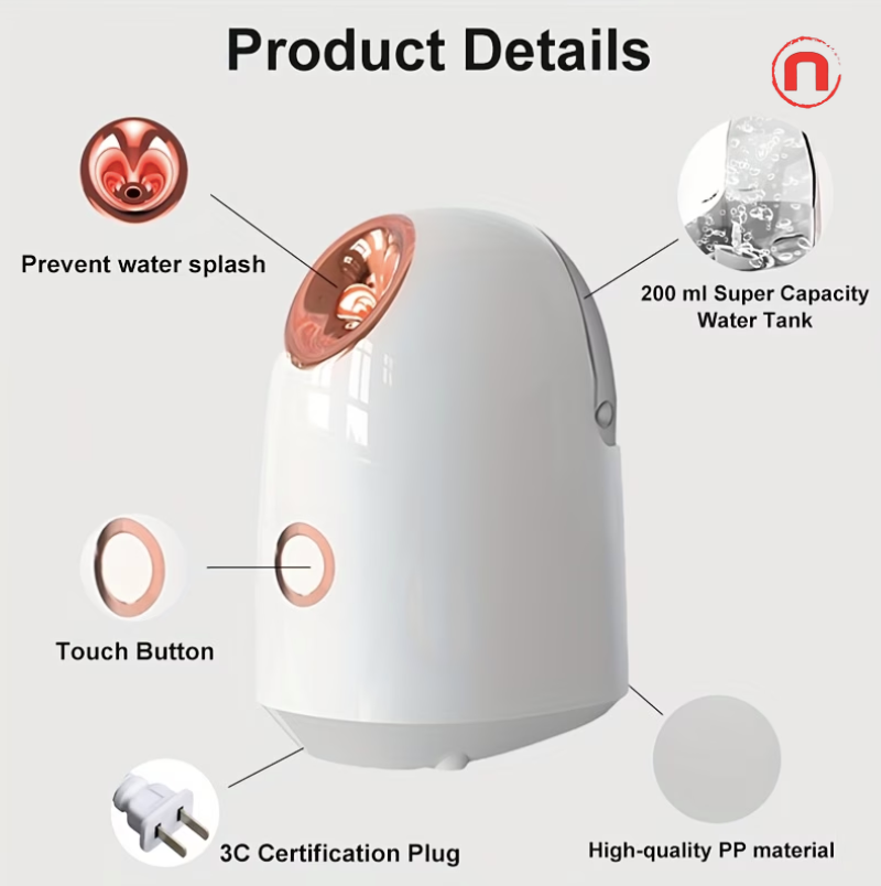 LEFINEE Facial Steamer with Fine Mist Technology ✨💆‍♀️💨