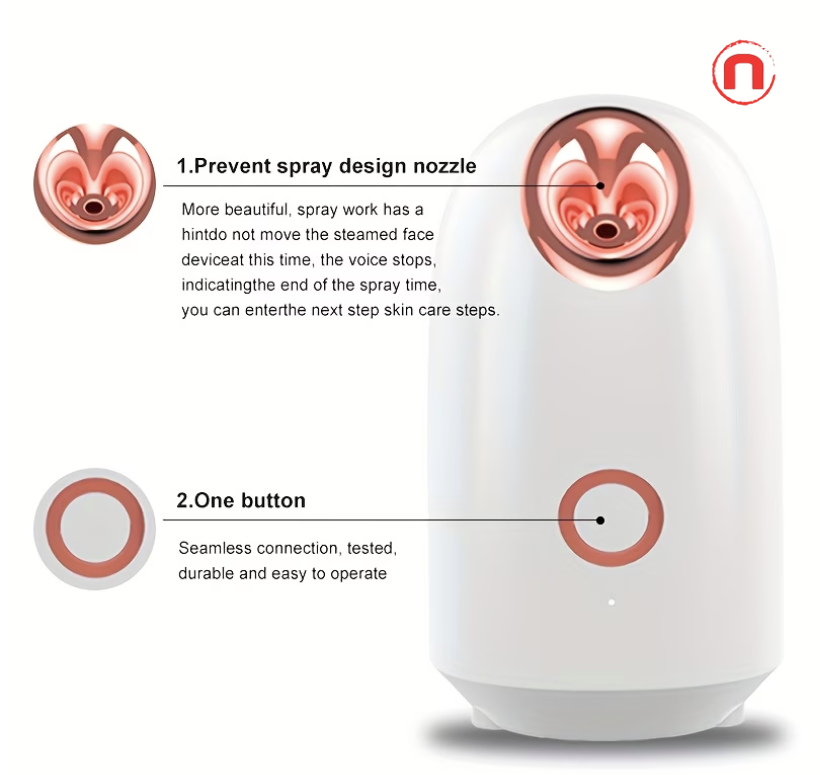 LEFINEE Facial Steamer with Fine Mist Technology ✨💆‍♀️💨
