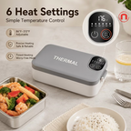 3-in-1 Heated Bento Lunch Box with LED Display 🍱🔥✨