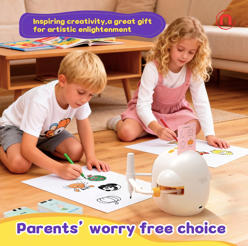 Penguin Drawing Robot for Kids 🐧🎨✨
