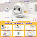 Penguin Drawing Robot for Kids 🐧🎨✨