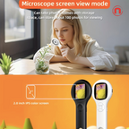 Portable Digital Microscope for Kids 🔬✨🩵
