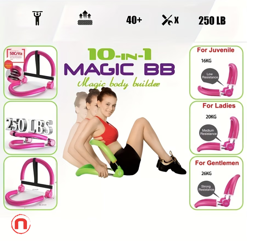 Ab Core Trainer Full Body Workout Machine 💚🔥💪