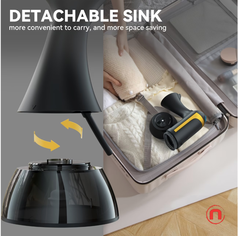 1100W Handheld Garment Steamer – Fast Heat-Up & Powerful Wrinkle Removal ✨👔🔥