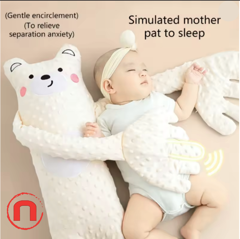 🍼🧸 Relaxing Plush Bear with Remote & Soothing Music 🌙