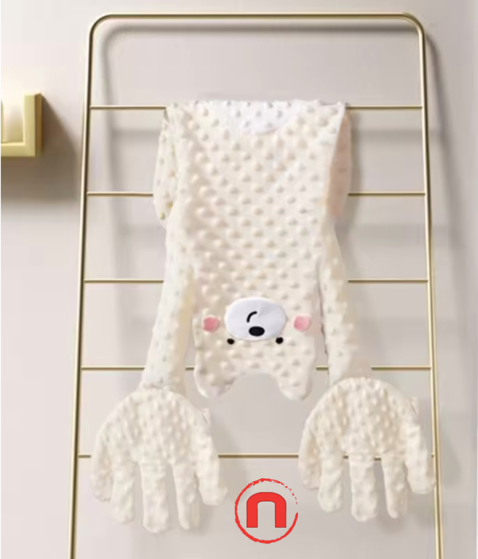 🍼🧸 Relaxing Plush Bear with Remote & Soothing Music 🌙