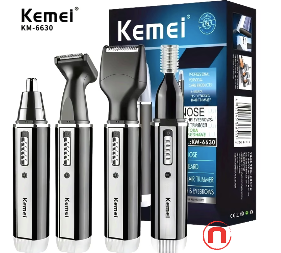 💈 4-in-1 Grooming Kit with Electric Shaver – All-in-One Personal Care 💈