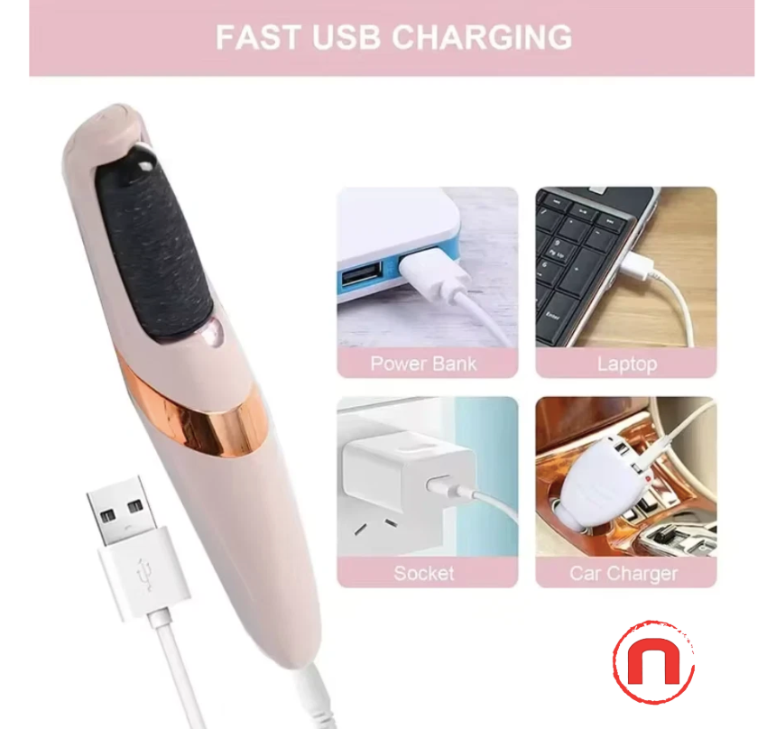 USB Rechargeable Electric Foot File 👣