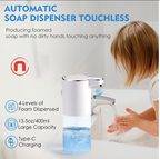 🧼✨ Automatic Foaming Soap Dispenser with Smart Sensor ✨ Touchless ✨