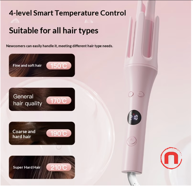 💇‍♀️✨ 32mm Automatic Rotating Hair Curler & Waver ✨💇‍♀️
