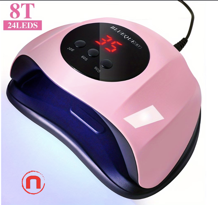 Professional LED/UV Nail Lamp with LCD Display | Fast Gel Nail Dryer | Smart Sensor ✨💅