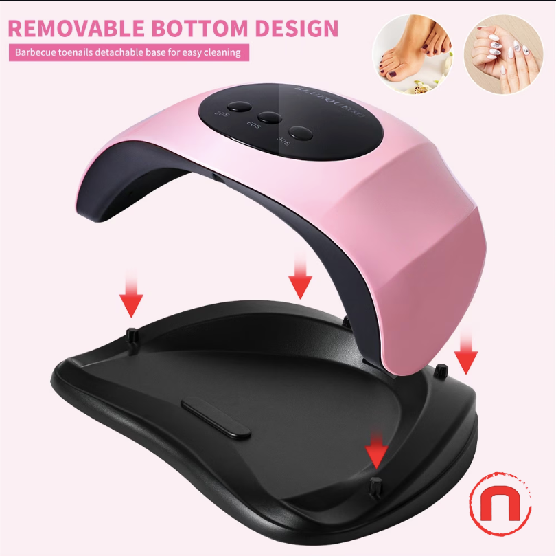 Professional LED/UV Nail Lamp with LCD Display | Fast Gel Nail Dryer | Smart Sensor ✨💅