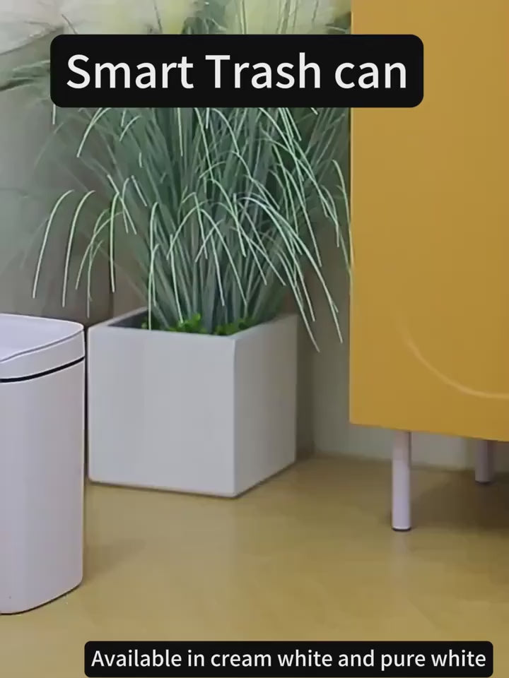 Smart Touchless Trash Can with Motion Sensor, Sealed Lid, and Odor Control Technology