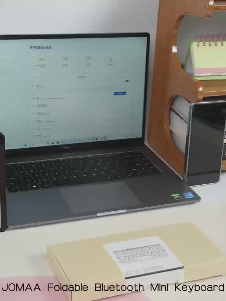 Mini Foldable Silent Keyboard  | USB Rechargeable & Portable — Perfect for iPad, Phone, and Travel ✈️