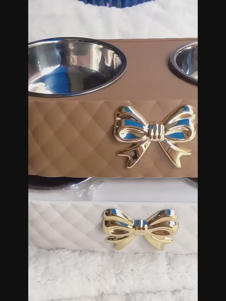 Stainless steel pet bowl