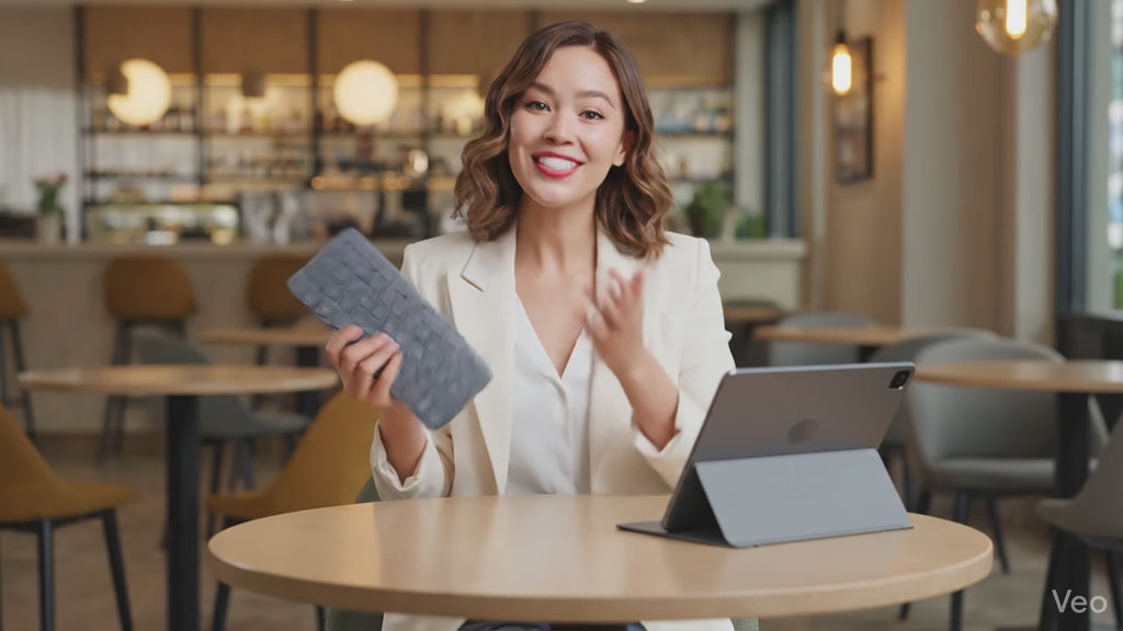Foldable Wireless Keyboard with Touchpad