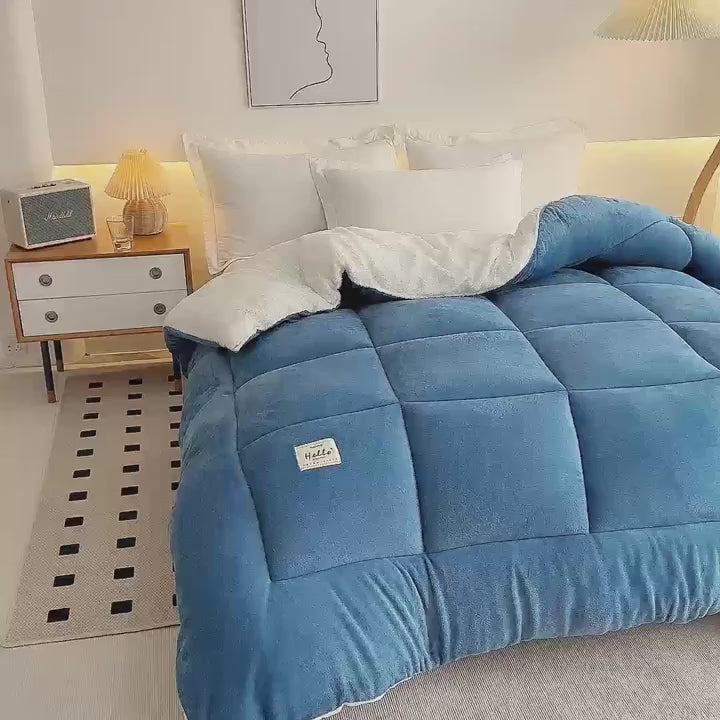 1pc Thick and Soft Lambswool Quilt