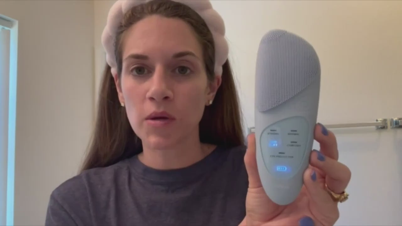 🧴✨ Sonic Facial Cleansing Brush with High-Frequency Vibrations 💆‍♀️💖