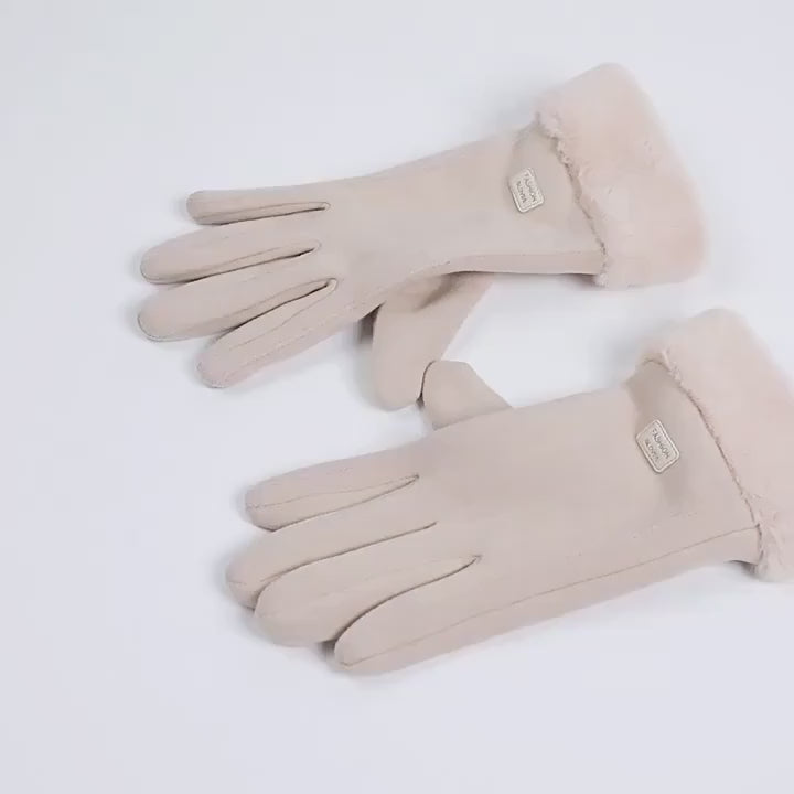 1 Pair of Elegant and Warm Gloves