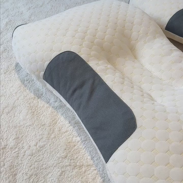 Set of 2 Ergonomic Orthopedic Neck Massage Pillows