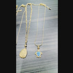 Set of 9 stainless steel necklaces